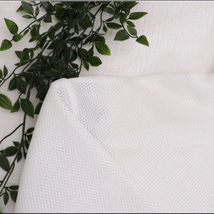 NWT ZARA TRAFALUC WHITE MESH ACTIVEWEAR PULLOEVER